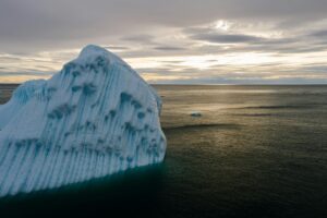 Iceberg illustrating hidden ownership risks under the OFAC 50 Percent Rule.